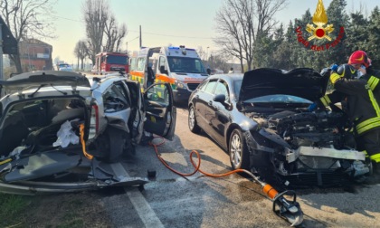 Agugliaro, scontro tra due auto: un ferito