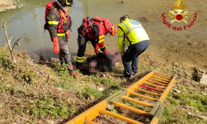 Trovato il cadavere di un uomo nell’acqua del torrente Dioma a Ponte Alto