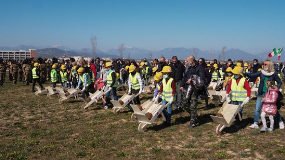 A Vicenza 43 alberi in memoria delle vittime del Ponte Morandi di Genova