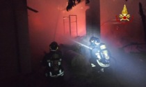 Barbarano Mossano, incendio di un annesso di una casa rurale adibito a ricovero mezzi agricoli