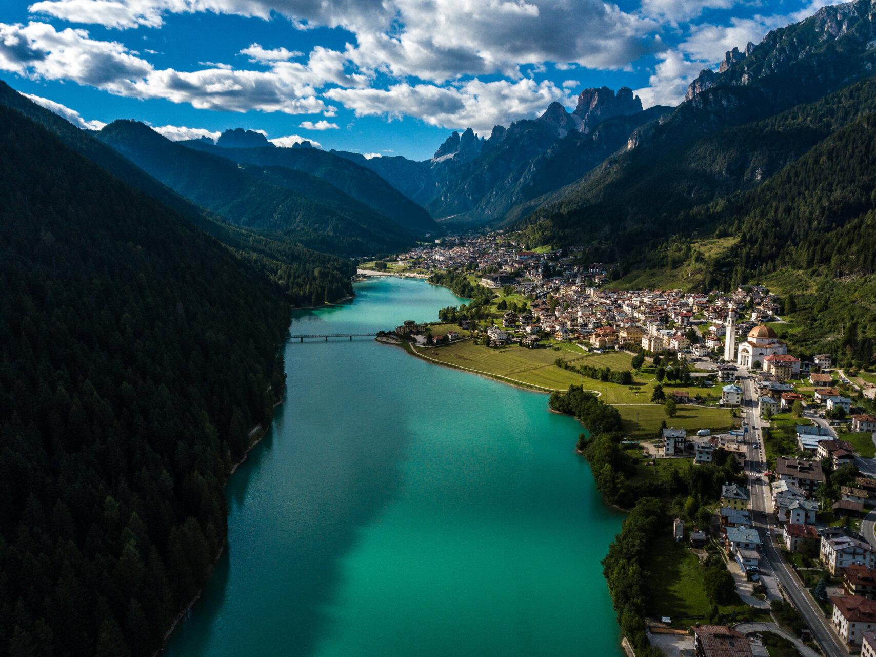 Lago di Auronzo, Auronzo di Cadore, Dolomiti, BL, Veneto, Italy