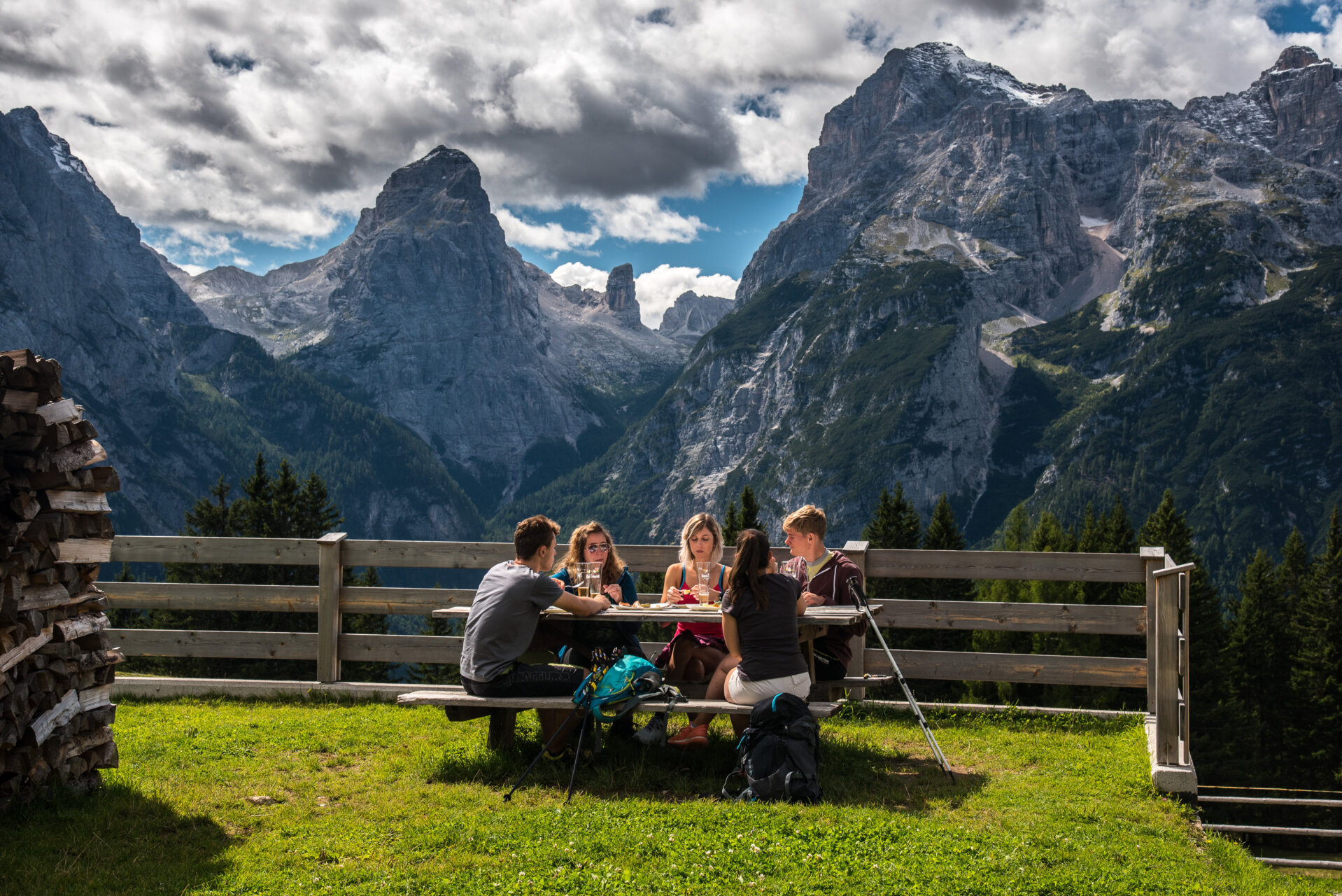 Malga Maraia, Auronzo di Cadore, Dolomiti, BL, Veneto, Italy