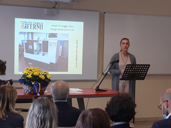 AGB S.p.a dona tornio da 100mila euro all’Istituto “Enrico Fermi” di Bassano del Grappa