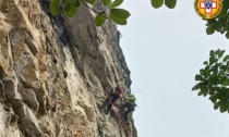 Era bloccato sopra un salto di roccia ormai stremato, soccorso escursionista in Val Posina