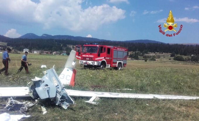 Aliante precipita in fase di decollo: morto un 46enne di Asiago
