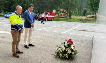 Sindaco Rucco a Canazei per rendere omaggio alle vittime del crollo del ghiacciaio in Marmolada