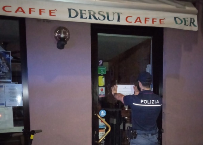 Chiuso per 7 giorni il “Master T Cafè”: era diventato punto di ritrovo di pregiudicati