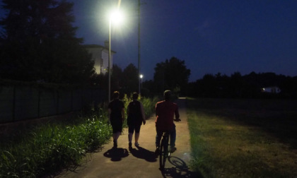 Nuovo impianto di illuminazione pubblica lungo la ciclopedonale tra via Rolle e strada Beregane