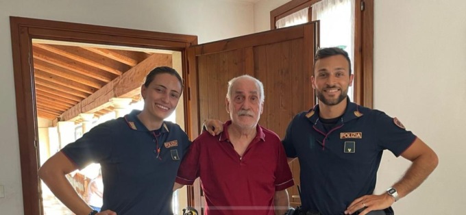 “Sono solo e in difficoltà”, così la polizia si prende cura di un anziano vicentino