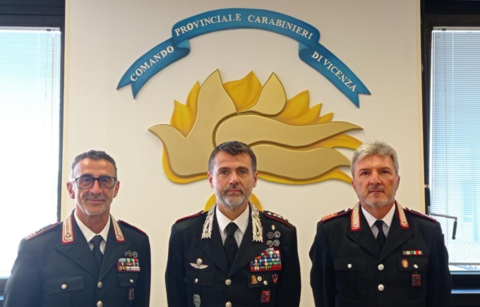 Comando Compagnia dei Carabinieri, in provincia di Vicenza numerosi cambi ai vertici delle stazioni