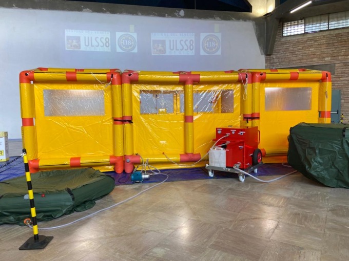 Ulss 8, una nuova Unità di Decontaminazione mobile per il Suem 118