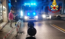 Perdita di gas per strada in contrà San Francesco, intervengono i vigili del fuoco