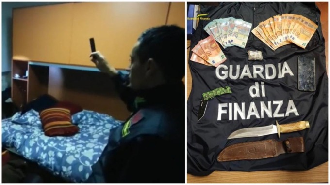 Spaccio di droga nel Vicentino: il “boss” della banda beccato con un machete