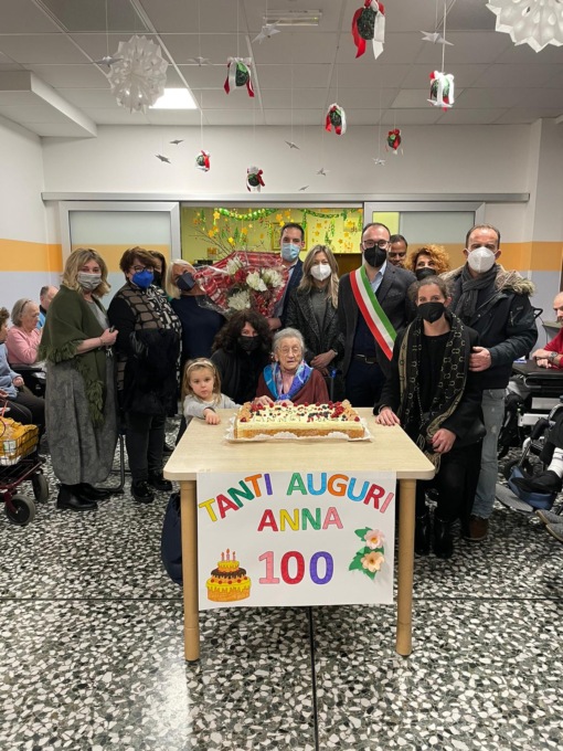 Anna Pulierin compie 100 anni, compleanno da record a Romano D’Ezzelino
