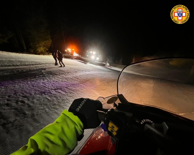 Volevano arrivare a Malga Slapeur, due escursionisti padovani bloccati nella neve