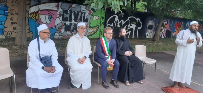 Vicenza, il sindaco Possamai alla festa musulmana Eid al-Adha