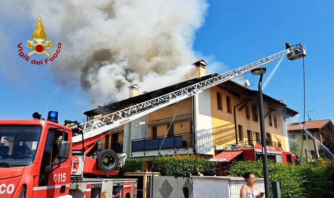 Bolzano Vicentino, tragico barbecue in terrazza: un uomo ha riportato gravi ustioni e la palazzina è distrutta