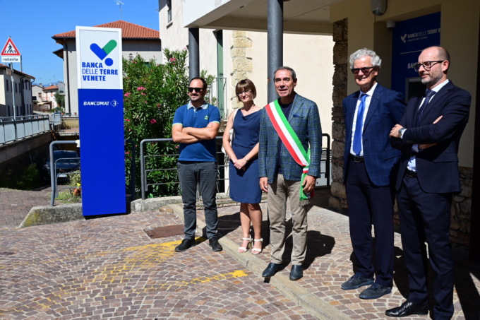 E’ di Banca delle Terre Venete il primo sportello bancomat a Monteviale