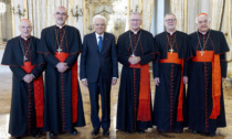 Cardinali italiani di nuova nomina ricevuti al Quirinale da Mattarella: tra loro anche il vicentino Agostino Marchetto