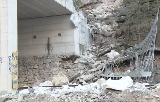 Frana in Valbrenta, necessaria perizia geologica prima di riaprire il viadotto della Statale 47 Valsugana