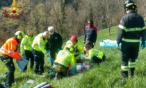Parapendista gravemente ferito dopo un violento atterraggio a Crespadoro