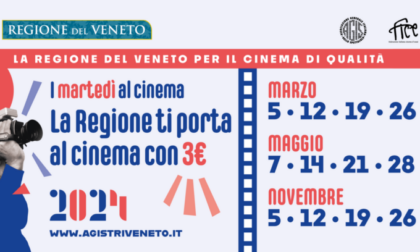 Martedì al cinema a 3 euro a Vicenza e in provincia: l'elenco delle sale e i film in programma
