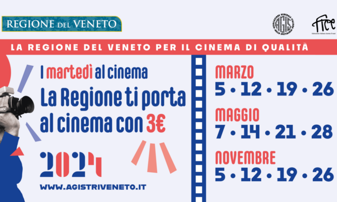 Cinema a 3 euro a Vicenza e in provincia martedì 19 marzo: l’elenco delle sale e i film in programma
