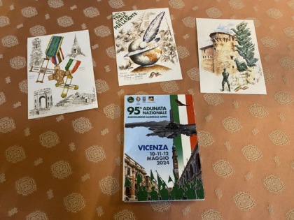 Cartoline commemorative Adunata Alpini 2024