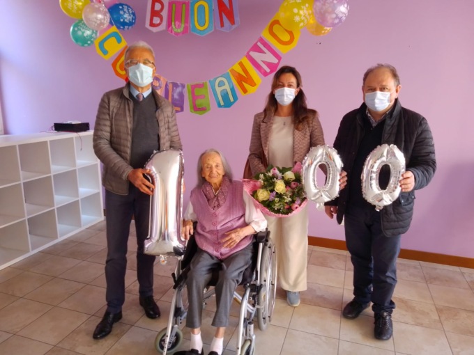 Asiago festeggia i 100 anni della signora Jolanda