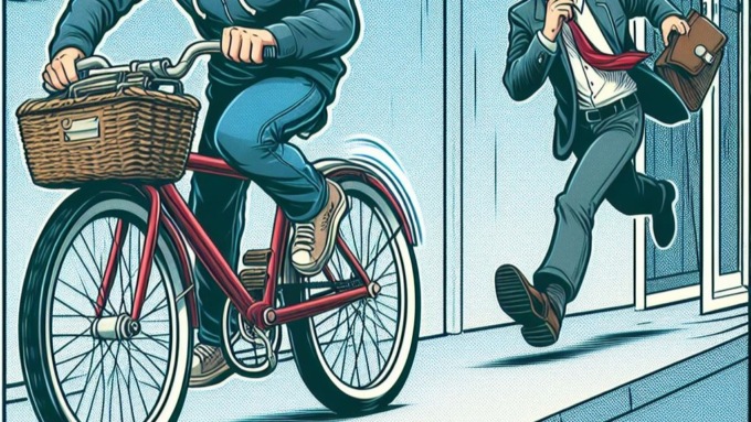 Trova un acquirente per la sua bici da 3mila euro, ma quando lui va a provarla ci sale sopra e scappa via