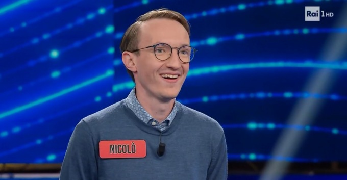 Nicolò da Bassano protagonista all’Eredità su Rai Uno: esordio coi fiocchi, arriva al triello