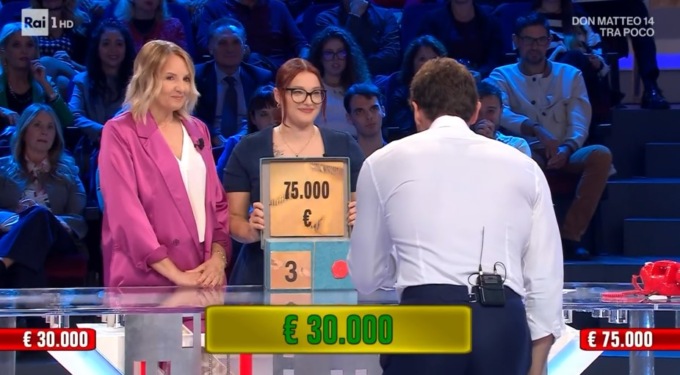 La partita di Serena da Asiago ad Affari Tuoi: accetta l’offerta del dottore, ma nel suo pacco aveva 75mila euro
