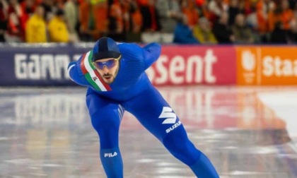 Pattinaggio velocità maschile, Davide Ghiotto stabilisce il nuovo record del mondo nell'Oval Stadium di Calgary