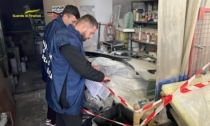 Sequestrati 70 metri quadri di una carrozzeria per stoccaggio di rifiuti pericolosi, scoperto anche lavoratore in nero