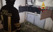 Incendio a Montecchio Maggiore, contatore in fiamme in un condominio