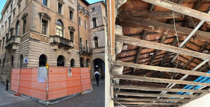 Lavori in corso negli stabili del Comune: Palazzi Trissino, del Territorio e Uffici