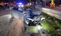 Due feriti in un incidente frontale tra una Mercedes ed una Ford Fiesta