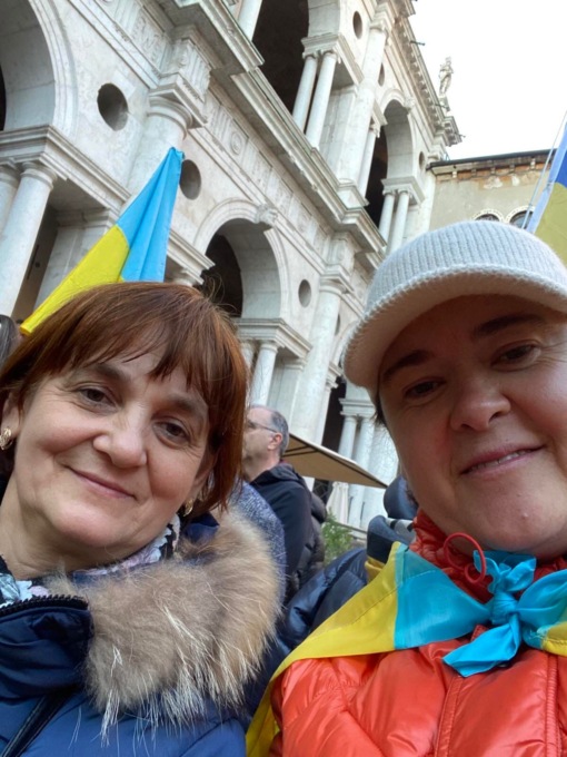 Come in tutto il Veneto, manifestazioni in favore della propria terra da parte del popolo ucraino