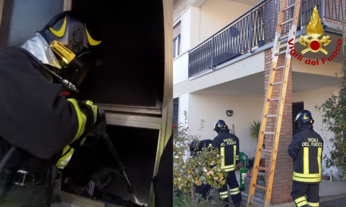 Doppio incendio in casa tra Camisano Vicentino e Rettorgole di Caldogno