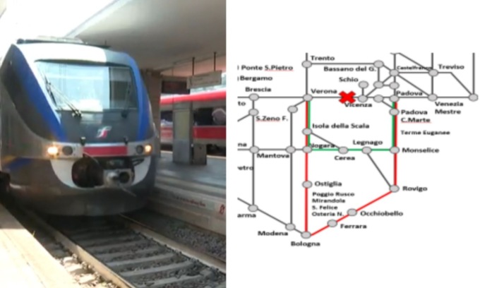 Verona-Vicenza: stop ai treni per venti giorni ad agosto