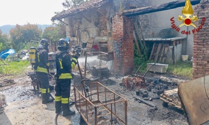 Incendio in un casolare di campagna a Malo