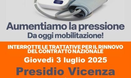 Flash mob in Piazza dei Signori per le farmacie private ancora senza contratto
