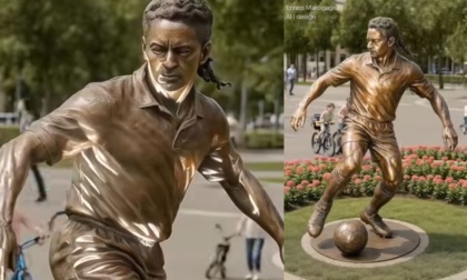 Statua di Baggio ad Arzignano? E' fake, ma l'AI la genera così bene che la gente pensa sia vera (e sui social diventa virale)