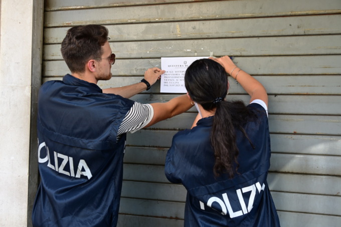 Turbativa dell’ordine pubblico: Polizia di Stato dispone un’ulteriore chiusura per locale già sanzionato