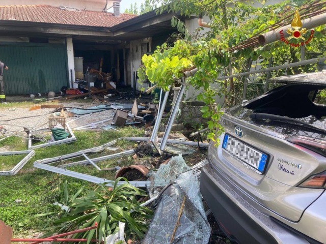Fuga di GPL, esplosione in casa a Dueville: ferito gravemente un 43enne