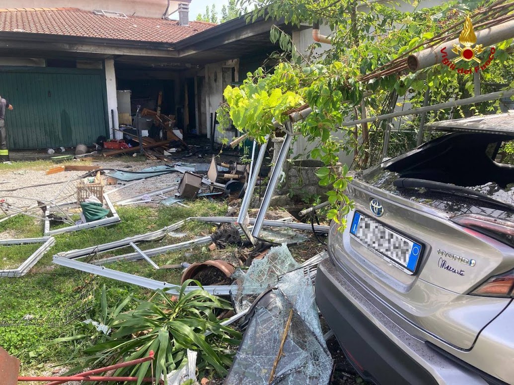 Fuga di GPL, esplosione in casa a Dueville: ferito gravemente un 43enne