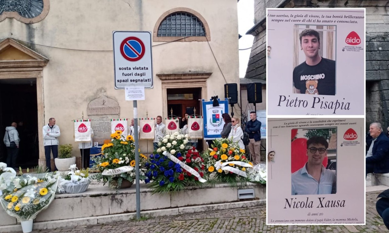 Funerali Nicola Xausa e Pietro Pisapia: l’ultimo saluto ai ragazzi di Lusiana Conco