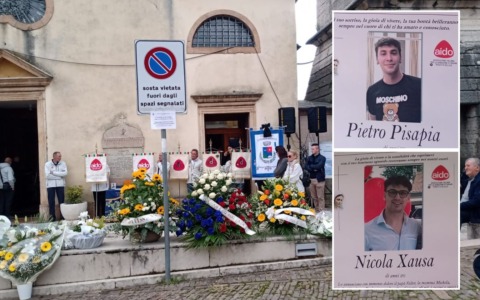 Funerali Nicola Xausa e Pietro Pisapia: l’ultimo saluto ai ragazzi di Lusiana Conco