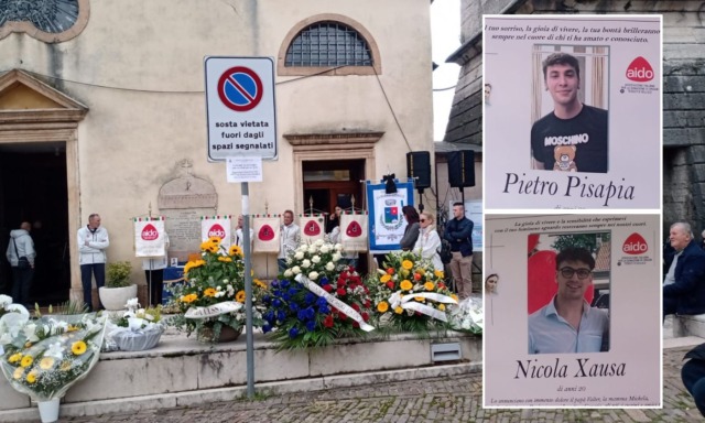 Funerali Nicola Xausa e Pietro Pisapia: l’ultimo saluto ai ragazzi di Lusiana Conco