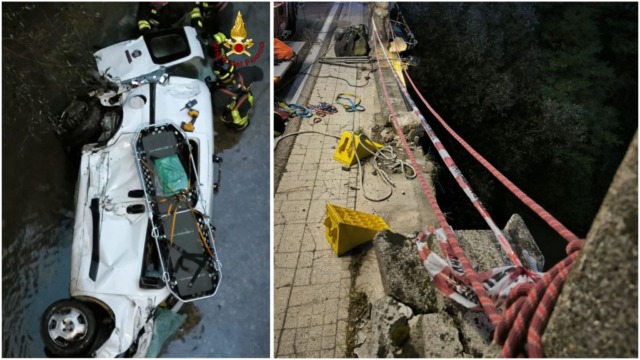 Sfonda il parapetto del ponte e finisce con l’auto nel fiume Agno, la vittima è il 63enne Franco Orsato